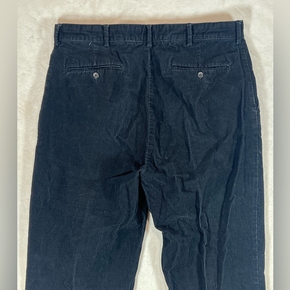 Men's Polo Ralph Lauren 32W 34L Black Corduroy Classic Chino Pants - Picture 6 of 9